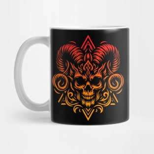 sheep headed skull Mug